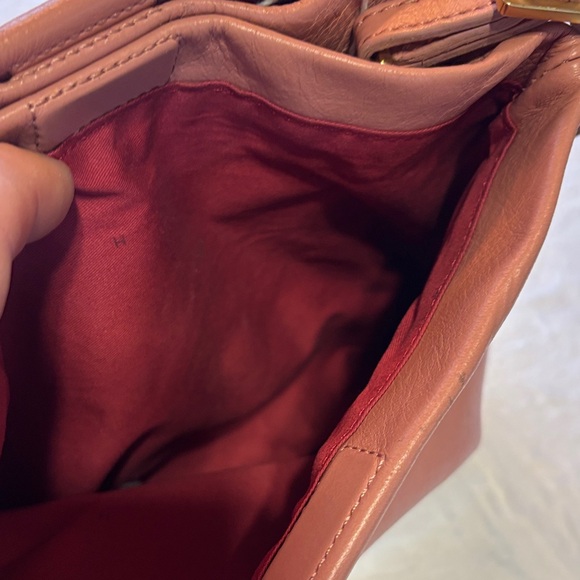 Hammitt pink Leather Crossbody with Gold Stud Accents - Picture 5 of 10